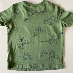 Carter’s baby boy mammoth and dinosaur print t-shirt.
